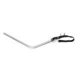 Jalgrattahaagise haakekonks 740mm Jalgrattahaagise haakekonksu adapter Kinnitus Terasest l&uuml;li&uuml;hendaja k&auml;ru jaoks white