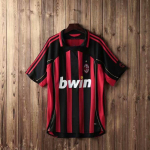 AC Milan 2006-07 Meistrite Liiga Kodus&auml;rk Pirlo Kak 22 L&uuml;hike/Pikkade Varrukatega Jalgpallis&auml;rk Mehed Naised Small black