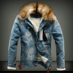 S&uuml;gis-Talvised Paarimudelid Meeste Paks Pl&uuml;&uuml;siga Suur Suurus Denim Jakk Korea Meeste Denim Meeste Jakk 6XL black