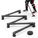 VEVOR J&auml;&auml;hoki treeningvarustus, 5-osaline reguleeritav j&auml;&auml;hokikeppide k&auml;sitsemise treener, kaasaskantav j&auml;&auml;le ja j&auml;&auml;lt eemal treener 173.5 x 3.5 x 3.5 cm