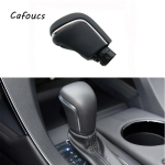 Auto uus naturaalsest nahast automaatk&auml;igukangi nupp Pea Palli Must Toyota Corolla Levin Camry XV70 v70 Avalon 2018 -2020 jaoks nagu n&auml;idatud v&auml;rv