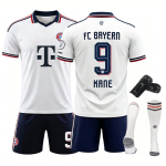 Bayern M&uuml;nchen 26-27 Kodus&auml;rk Komplekt Kane 9 L&uuml;hikeste Varrukatega Jalgpallivorm T&auml;iskasvanud Lapsed F&auml;nn Treeningm&auml;ngu S&auml;rk 16
