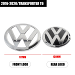 VOLKSWAGEN VW Auto Esiv&otilde;re Embleem Tagaluugi Logo Kleebised Kaunistus Volkswagen Transporter T6 2016 2017 2018 2 jaoks