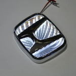 3D Autotulede Embleem LED Esiosa Tagumine Embleem Kleebis Honda Civic 2008-2009 Accord 2007 CRV Odyssey New FIT Autotarvikud 9.8X8cm