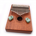 2 tk pehmet Kalimba s&otilde;rmekaitset p&ouml;idlahoidjad algajatele Helerohelised 27x23mm heleroheline v&auml;rv