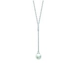 Les Tr&eacute;sors De Lily [L4606] - h&otilde;bedane kaelakee  Sissi  H&otilde;bedane valge (roodiumiga kaetud) - 50x8 mm valge