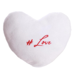 Les Tr&eacute;sors De Lily [Q3267] - Coussin velours 'Mots d'Amour' blanc (#love) - 30x30 cm valge