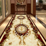 Moodne kokkuv&otilde;tlik koridori vaibad Vaibad Magamistuba T&auml;ielik sillutis 3D mustriga matt 200cm*300cm