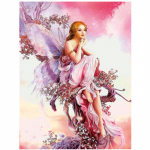 T&auml;ielik 5D Teemantmaaling Liblikad Haldjas Tikand Ristpistes Kodukaunistus K&auml;sitsi valmistatud kingitus 20X25CM