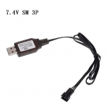 6,4 V/7,4 V 500 mA laadija Li-i SM-3P RC m&auml;nguasjad kaugjuhtimispult, kaasaskantav USB A