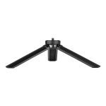 Mini lauaarvuti metallist statiivialus 1/4-tolline kruvi nutitelefoni Gimbal-stabilisaatori jaoks, mis &uuml;hildub must