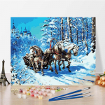 Digitaalne &otilde;limaal Kunstinumbrid &Otilde;limaal L&otilde;uend Kodukaunistus DIY Maalimine numbrite j&auml;rgi 40x50cm no frame