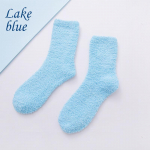 Candy Color Sokid Soojad Sokid Palussokid Naiste sokid Korallifliis S&auml;&auml;re keskosa sokid Naiste sokid