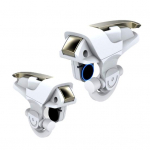 Tugevad m&auml;ngup&auml;&auml;stikud Mugavad metallist libisemisvastased telefonid, tasuta tulistamise sihtm&auml;rgi klahvikontrolleri m&auml;ngupuldid Android-mobiiltelefonile valge