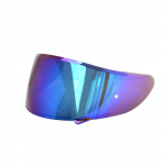 Mootorratta UV-vastane kriimustusvastane tuulekaitse, kiivrid, objektiivi visiiri vahetus sinine