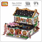 LOZ-i arhitektuur Kevadfestivali kokkutulek &otilde;htus&ouml;&ouml;k, pidu &otilde;uemaja pere miniplokid, ehitusm&auml;nguasi lastele, kingitus ilma karbita