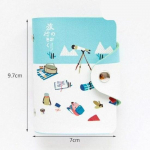 eTya Korea Cartoon Armas Reisimine Naised Mehed Krediit &Auml;ri Pangakaardi omanikud Mitme kaardiga Suure mahutavusega &uuml;li&otilde;pilasbussi ID-kaardi rahakott