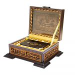 Lux Wooden Boxed Quran | Lux Wooden Islamic Gift Box | Islamic Home Decor | Faux Leather Quran | Islamic Gift | Muslim Gift | Home Gift
