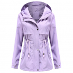 Naiste veekindel jope Trench-mantel matkamiseks &otilde;ues tuulejakk Kerge klassikaline kapuutsiga tuulekindel kerge vihmakindel mantel &otilde;huke &uuml;ler&otilde;ivad vihmariided S