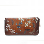 Johnature ehtsast nahast pikk luksuslik rahakott Retro naiste rahakotid ja rahakotid 2021, uus rahakotikaardihoidja, veisenahast telefonikott pruun