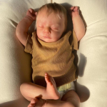 BZDOLL 45cm 3D-v&auml;rviga nahk, pehme silikoonist Reborn Boy Baby Doll m&auml;nguasi t&uuml;drukule nagu p&auml;ris 19-tolline riidest keha magav veresoone veen 47cm 3D-paint Skin Doll