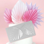 3D Palm Spear Leaf &scaron;okolaadivormi Pet Fudge Royal Cream Mold Cake Tool