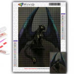 5D-teemantmaal Metsik metsaline tiiger DIY teemanttikandid kivist kodukaunistus Full Round 20X30CM