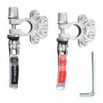 Klemm kiirlahutus 12V 24V auto veoautode v&auml;ljal&uuml;lituspistikutele Autotarvikud Peakaabli postiklemm Autoaku klemmi juhtme kaabliklamber Copper