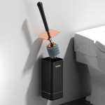 TPR silikoonist tualetihari, painduv pehmete harjastega puhastushari ilma surnud nurgata WC-potihari Vannitoa tarvikud Silicone Brush