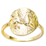 Kullatud s&otilde;rmus 'Ancient Kreeka' - 15 mm (Pegasus) 56 kuld
