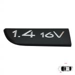 BSP564-1 must 1,4 16 V m&auml;rgi embleem 8200209128 vasakule Renault Megane MK2 Scenic MK2 jaoks
