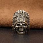 Aafrika h&otilde;imupealik vaarao pealuu pea messingist nuga helmed EDC &otilde;ues meisterdamiseks Paracord kootud k&auml;ev&otilde;rud kaelapaelad ripatsid aksessuaarid messingu