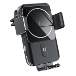 Uus QI induktsioonautotelefoni hoidja 15 W juhtmevaba laadimisega autolaadija &otilde;huventilaatori armatuurlaua tugi iPhone 12 13 14 8 Samsung LG jaoks air outlet must