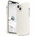 Ruudukujuline vedel silikoonist pehme &uuml;mbris iPhone'ile 16 15 14 13 11 12 Pro Max Mini X XR XS 7 8 Plus SE 2 t&auml;ielik objektiivi kaitsekate iPhone 11 valge