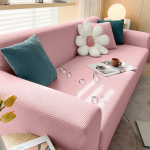 Veekindel stretch Jacquard diivani kate Elastsed &uuml;hev&auml;rvilised diivanikatted elutoa jaoks Slipcover diivani kate m&ouml;&ouml;bli kaitse S (70-110cm) roosa