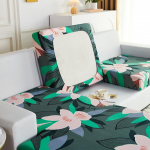 Diivanipadja katte tr&uuml;kkimine Elastne kate kaitse elutuppa Kontori pestav Eemaldatav L-kujuline diivani istmekatted hotell Plus Size (S)-1pc