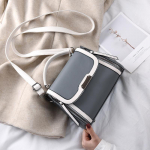 IELGY Simple Decoration T&otilde;mblukk Crossbody &otilde;lakott Naiste kott PU kontrastv&auml;rviga kulumiskindel needid Moodne v&auml;rviga sobiv k&auml;ekott kollane