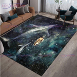 Moodne luksuslik v&auml;rviline sulgede vaipkate elutoa libisemiskindlad vaibad kohvilaua jaoks, esikusse, p&otilde;randamati sisekujundus 160cm x 200cm