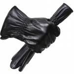 Kvaliteetsed lambanahast kindad Talvised soojad moekindad Mustad meeste kindad 8020Y 9 must