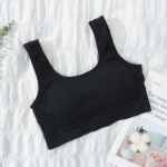 Naiste seljatoe seljataga varrukateta intiimpesu naistele, seksikad k&auml;rbitud topid Camisole Massage Pad Aluspesu One Size must