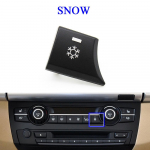 Kliimaseadme helitugevuse armatuurlaud AC ventilatsiooni nupu v&otilde;tme juhtkatte vahetus BMW X5 X6 E70 E71 E72 jaoks 2007-2014 lumi