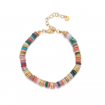 K&uuml;lm ja &uuml;ksk&otilde;ikne stiil, kvaliteetne v&auml;rviline frisbee kaelakee, segav&auml;rviline looduskivi, ni&scaron;idisain, kerge luksuslik rangluukett