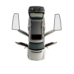 For Honda HR-V RU HRV 2016~2022 Vezel auto t&auml;iskattega visiir esiklaas aknad UV-vastane p&auml;ikesekaitse p&auml;ikesevarjud Auto Rear Windows gray