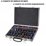 1/4 tolli puidufreesi varre ruuteri otsaku komplekt 35 tk elektrilise trimmeri l&otilde;ikekomplekti trimmimispinkile 6,35 mm