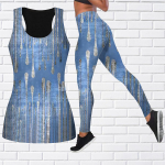 Blue Raindrops Print joogariietus naistele Mood Treening Retuusid Fitness Sport Vabaaja joogap&uuml;ksid XS
