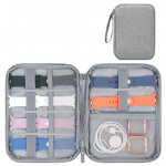 Kellakarbi kott Multifunktsionaalne reisikandmine nutikella jaoks rihmapaelad kaablikott kott kaasaskantav &uuml;mbris korpus k&auml;ev&otilde;ru hoiukarp 22cmx17cmx2cm must