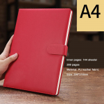 (Tasuta logo graveerimine) A4 suur &auml;rim&auml;rkmik, nahkkaanega m&auml;rkmik, 144 koosolekuprotokolli, kohandatud keemia&otilde;pilaste p&auml;evik, t&ouml;&ouml;p&auml;evik A4