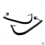 2tk 22mm alumiiniumist mootorratta k&auml;ekaitsed Motocross Dirtbike MX ATV k&auml;ekaitsed lenkstangi kaitsed mootorratastele Cruiser punane