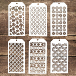 6 tk 12*24 cm &otilde;mblusteta &scaron;abloon scrapbookingu jaoks Maalialbumi paberkaart k&auml;sit&ouml;&ouml; tegemiseks Dekoratiivne reljeefne mall