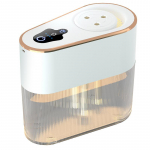 2200 ml majapidamises kasutatav elektriline &otilde;huniisutaja USB laadimine 4000 mAh aku 3 pihustusotsikuga kaasaskantav juhtmevaba aroominiisutaja difuusor White